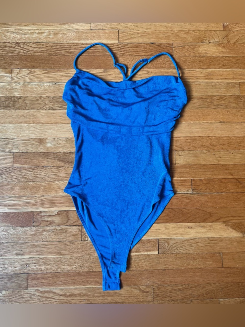 ROYAL BLUE BODYSUIT SIZE S